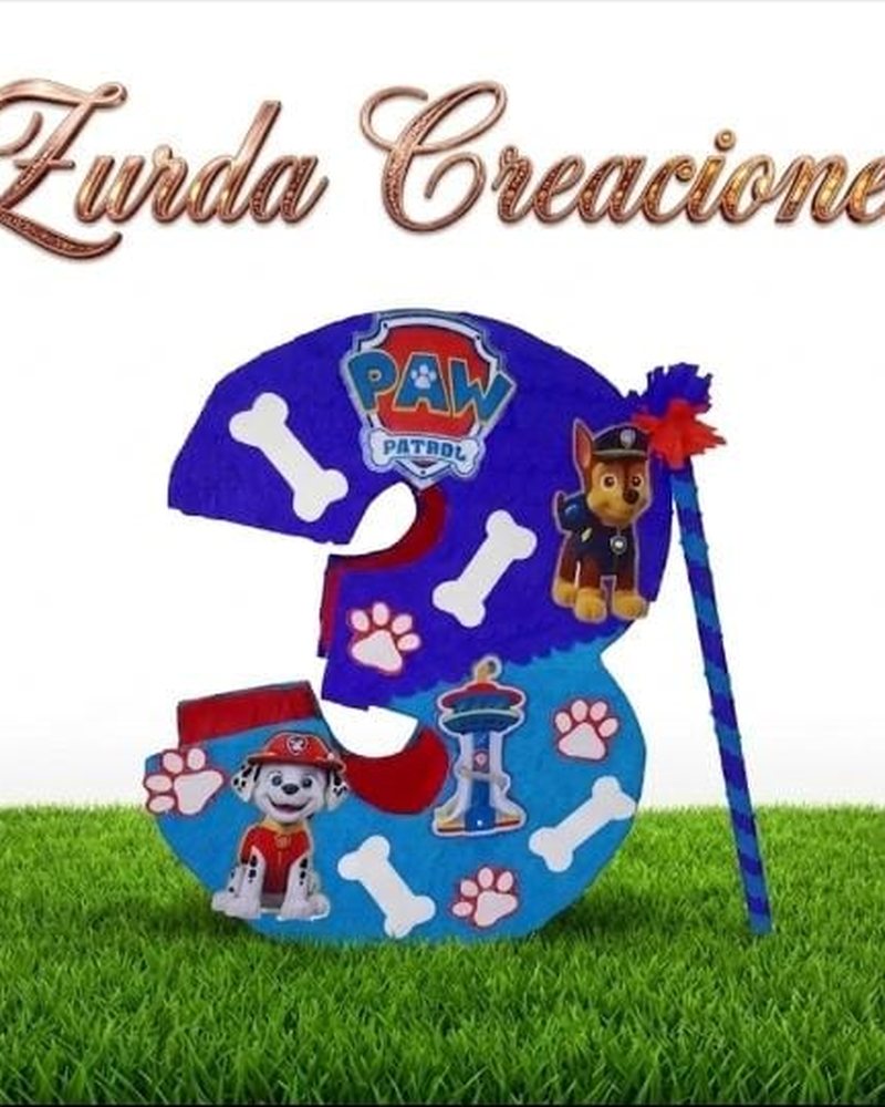 Piñata Número 3 — Paw Patrol